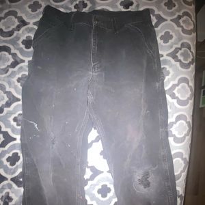 Black Carhartt painters pants size 34 30